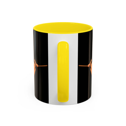 Hazel Hex Black Accent Mug by CreepyCrafts.boo