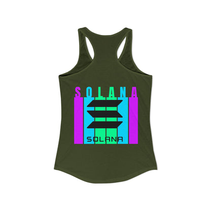 ¡Camiseta sin mangas Solana de 2 caras de cypherpunkgear! Camiseta sin mangas ideal con espalda cruzada para mujer