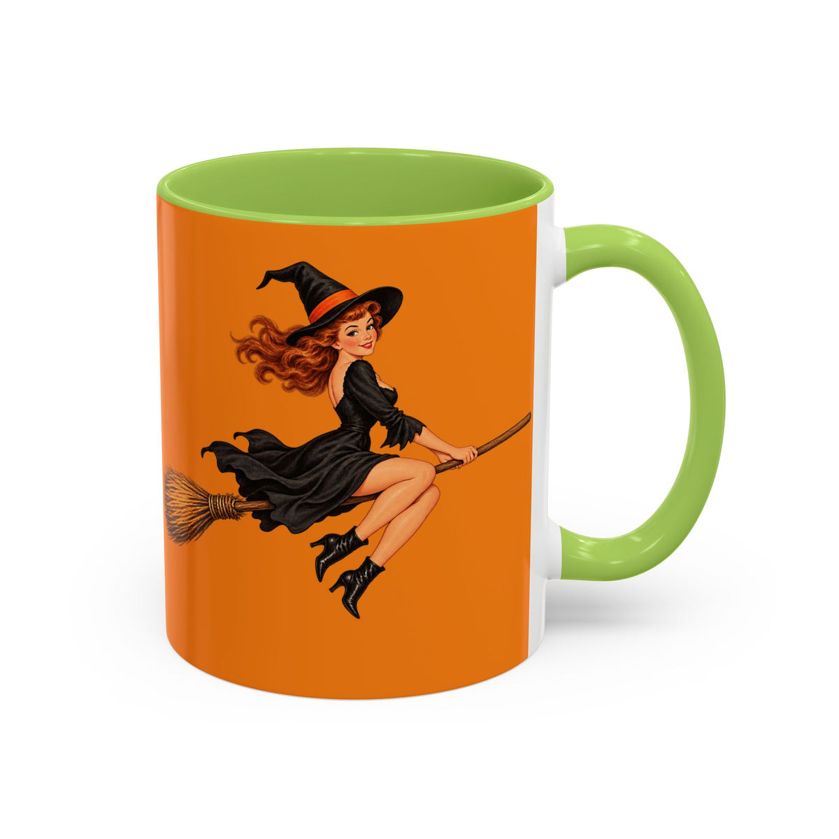 Hazel Hex Orange Accent Mug by CreepyCrafts.boo