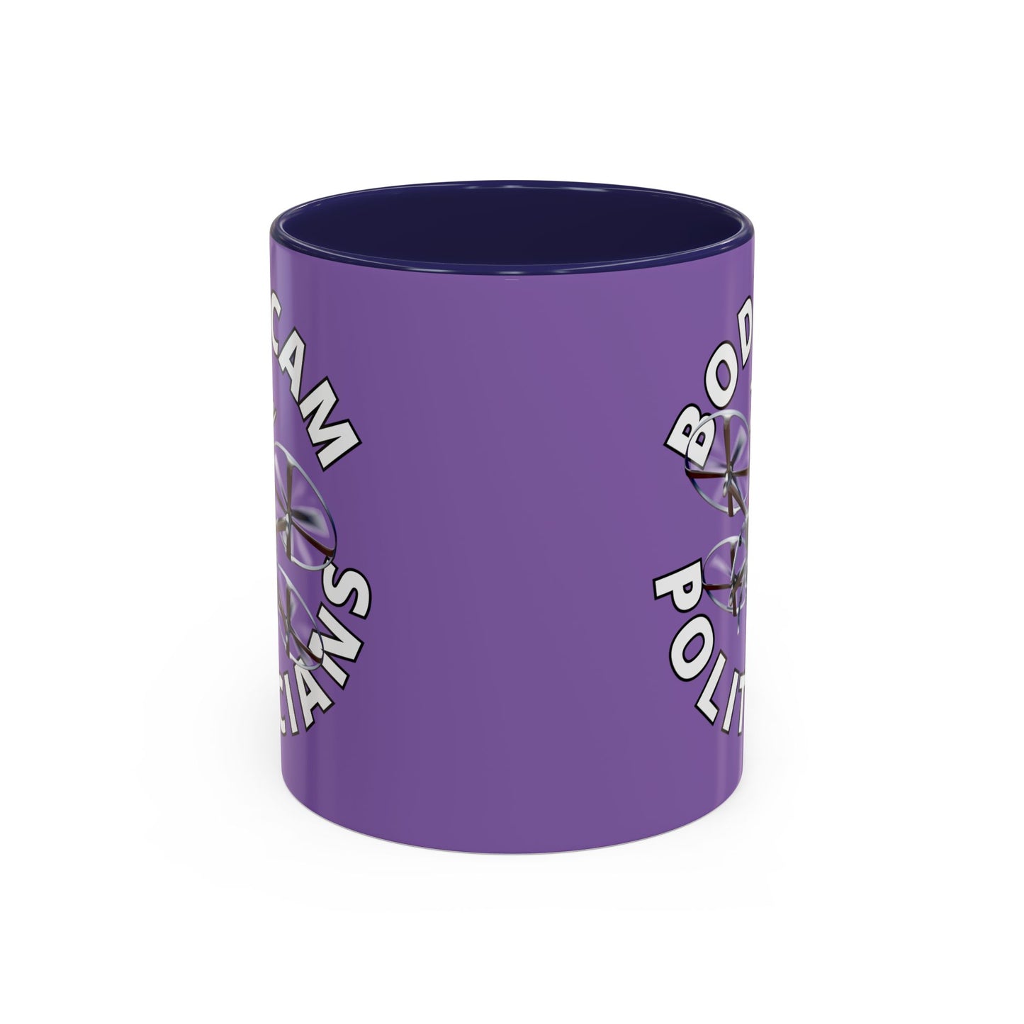 Bodycam the Politicians Drone Light Purple Accent Mug by cypherpunkgear.com