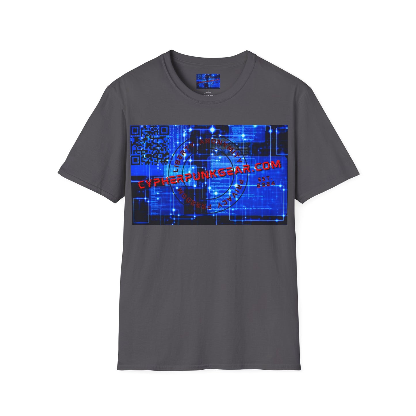 Cypherpunkgear.com logo Dark colors Unisex T-Shirt by cypherpunkgear.com