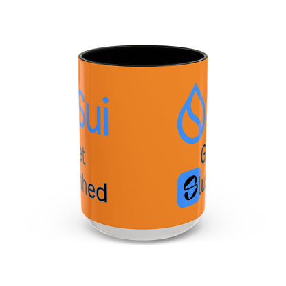 Sui: Get Slushed Orange Accent Mug by cypherpunkgear.com