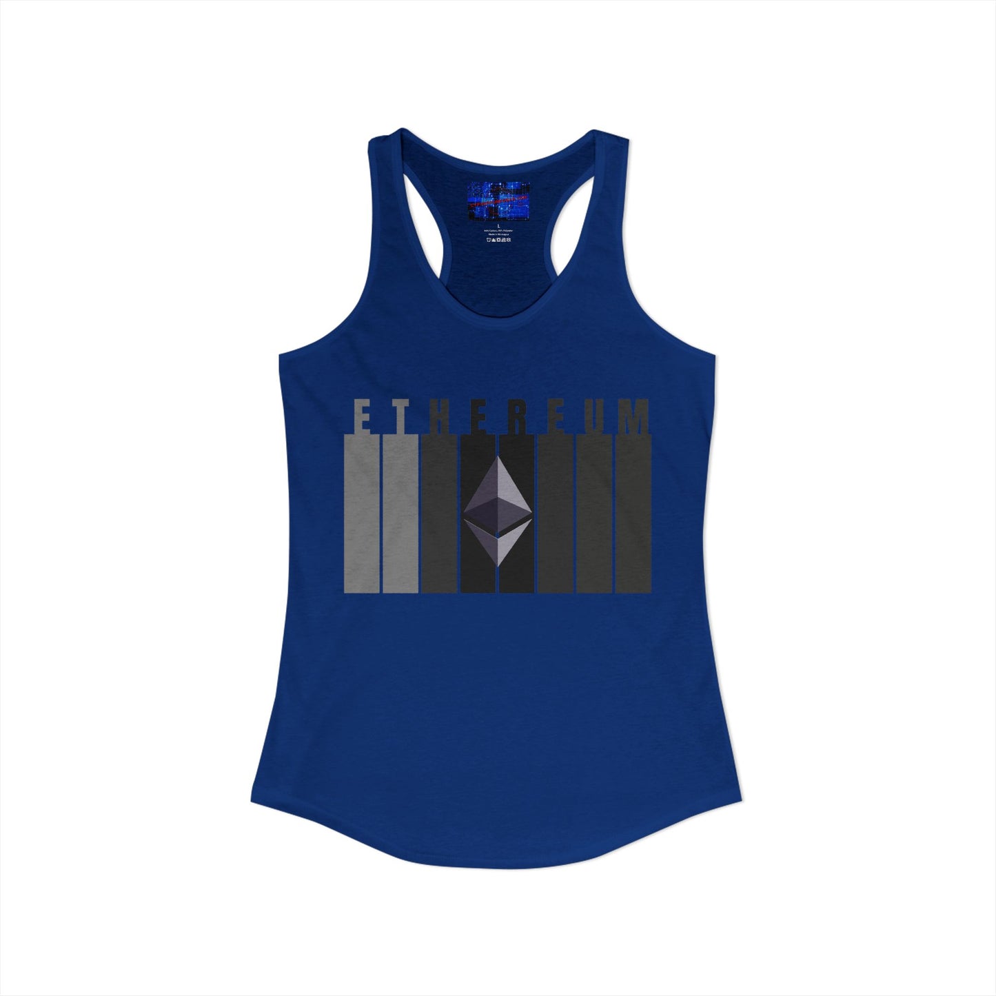 Ethereum (ETH) Women's Racerback Tank Top by cypherpunkgear.com