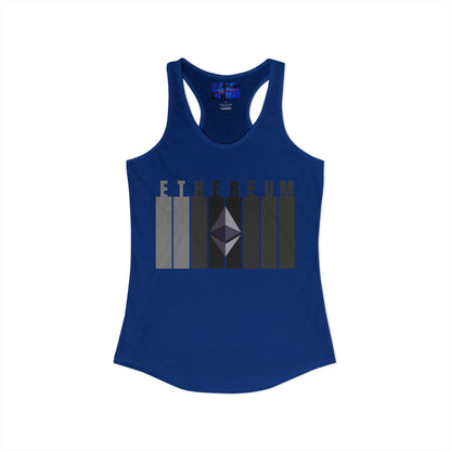 Ethereum (ETH) Women's Racerback Tank Top by cypherpunkgear.com