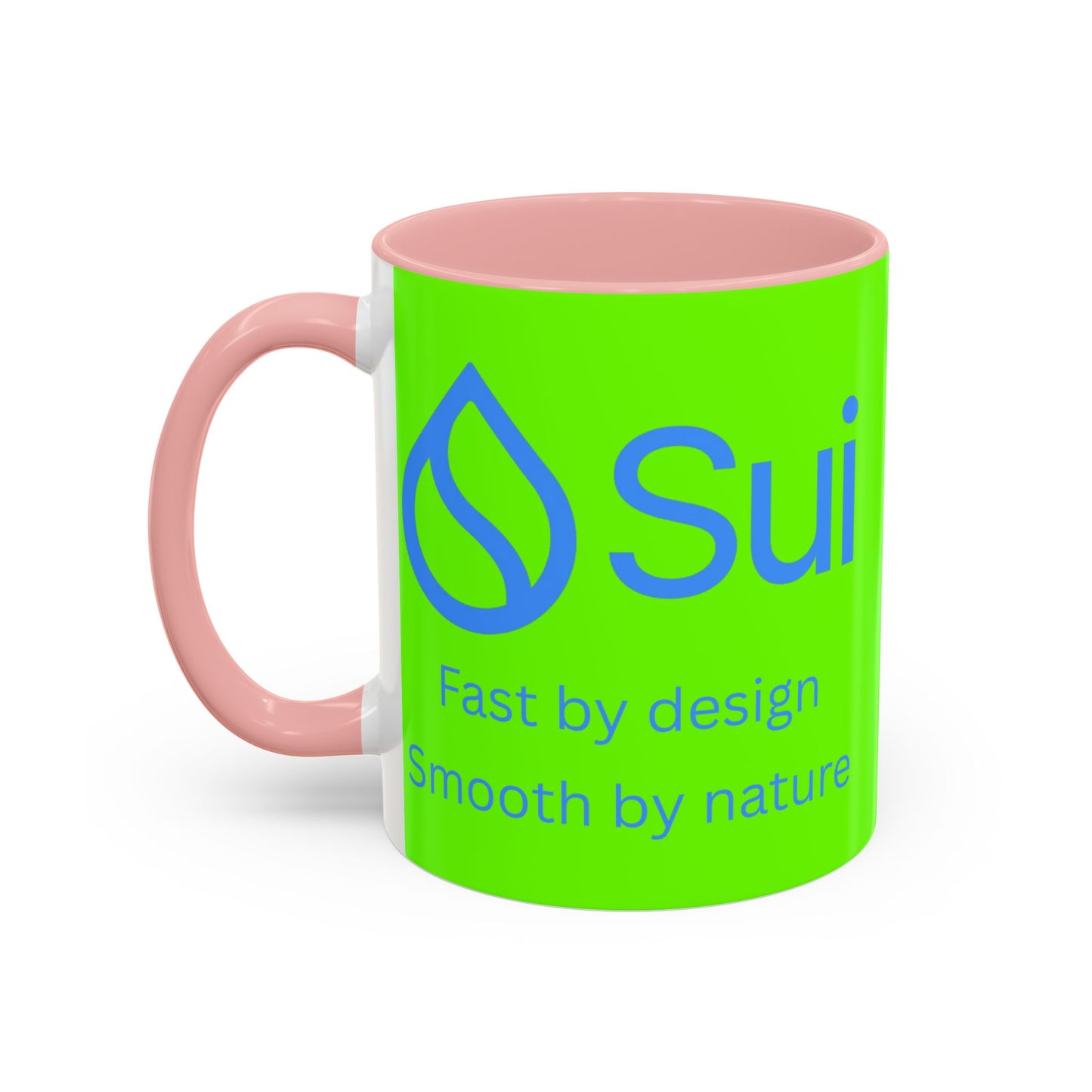 SUI Green Accent Mug by cypherpunkgear.com