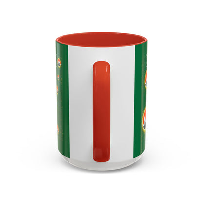 Monero (XMR) don't assume your freedoms are assured Green Accent Mug by cypherpunkgear.com