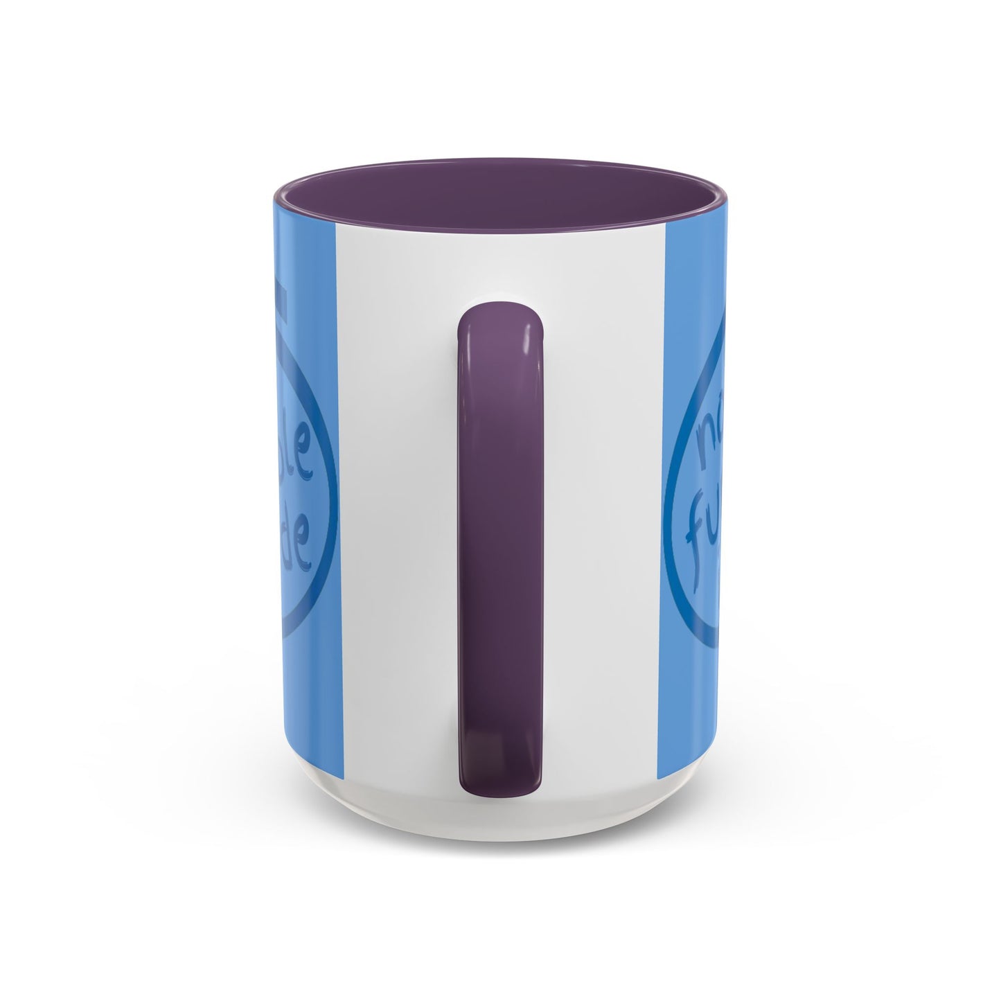 Non-Fungible Inside Light Blue Accent Mug by cypherpunkgear.com