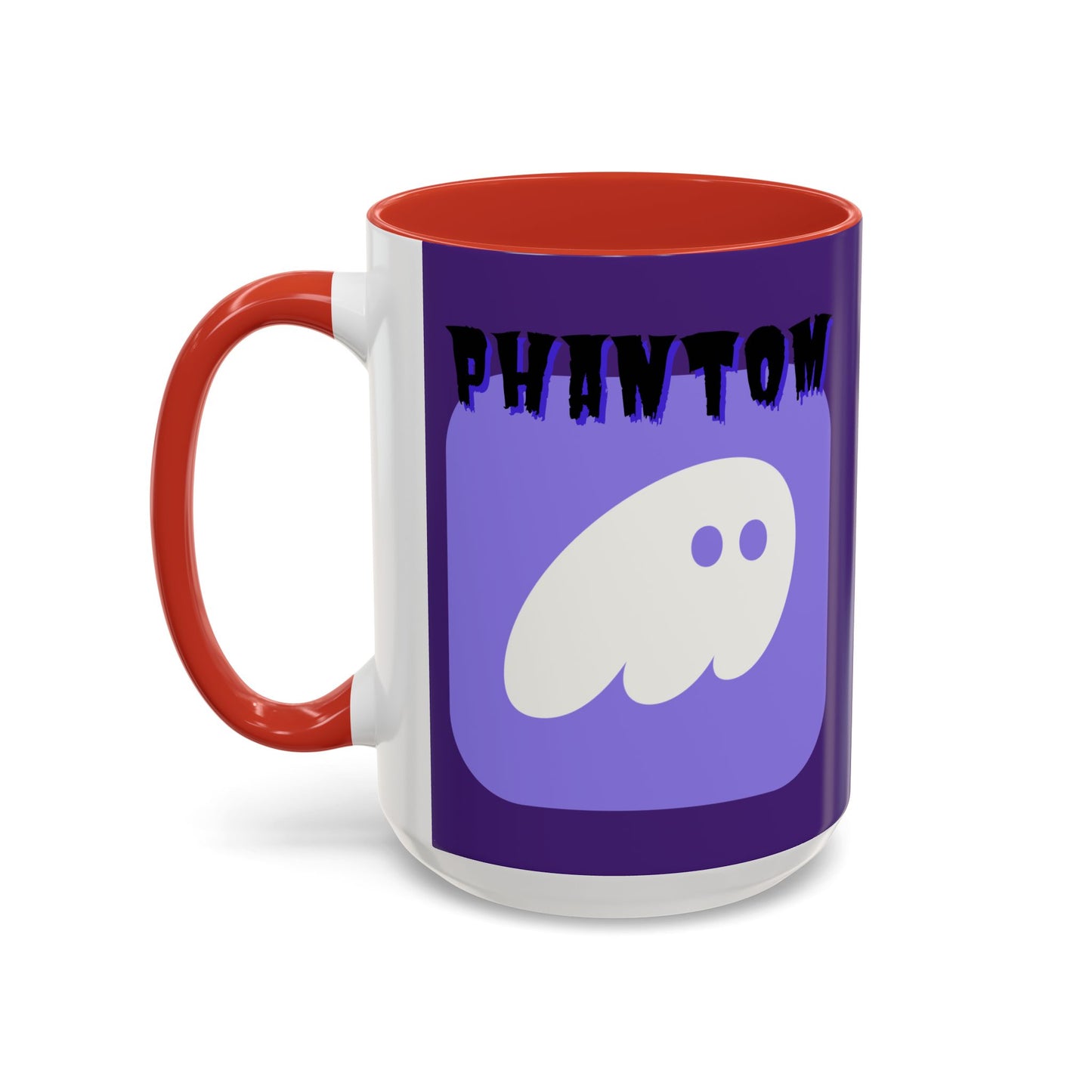 Phantom Hot Wallet Purple Accent Mug by cypherpunkgear.com