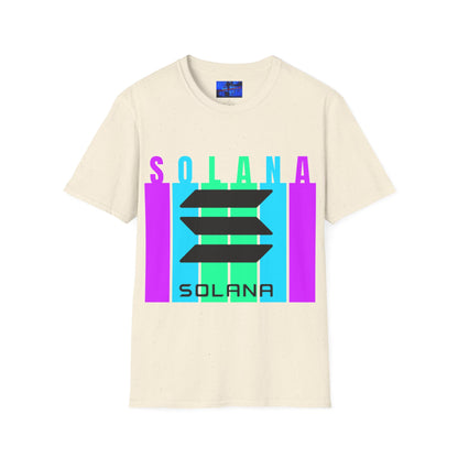 Solana (SOL) Freedom LTcolors Unisex T-Shirt by cypherpunkgear