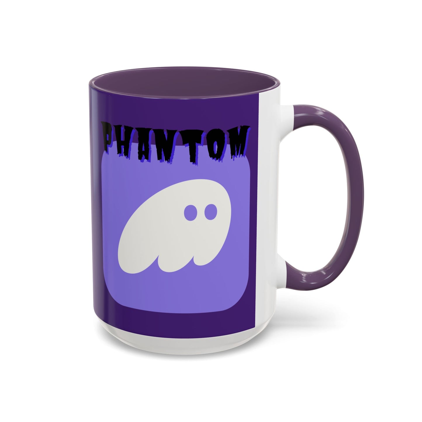 Phantom Hot Wallet Purple Accent Mug by cypherpunkgear.com