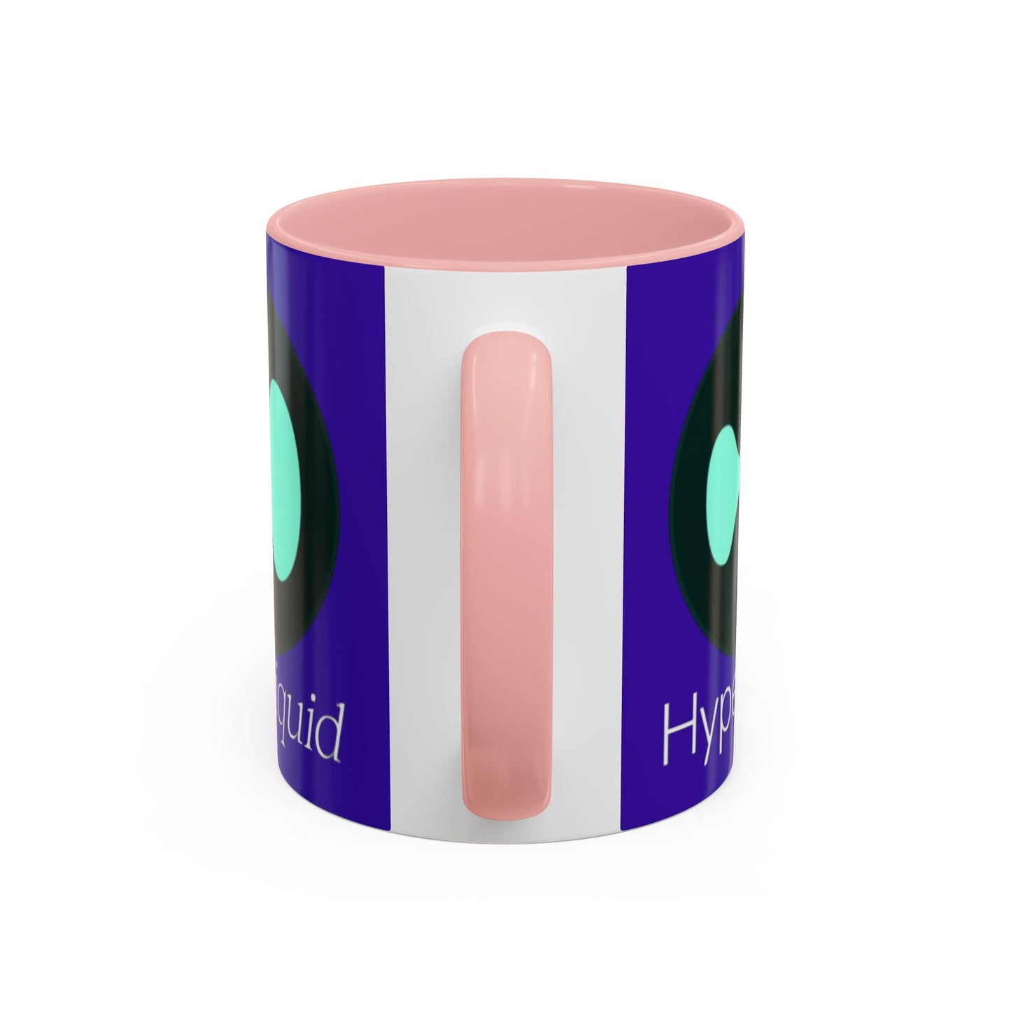Hyperliquid White font Dark Purple Accent Mug by cypherpunkgear.com