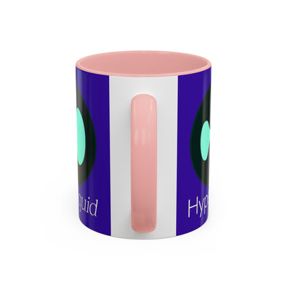 Hyperliquid White font Dark Purple Accent Mug by cypherpunkgear.com