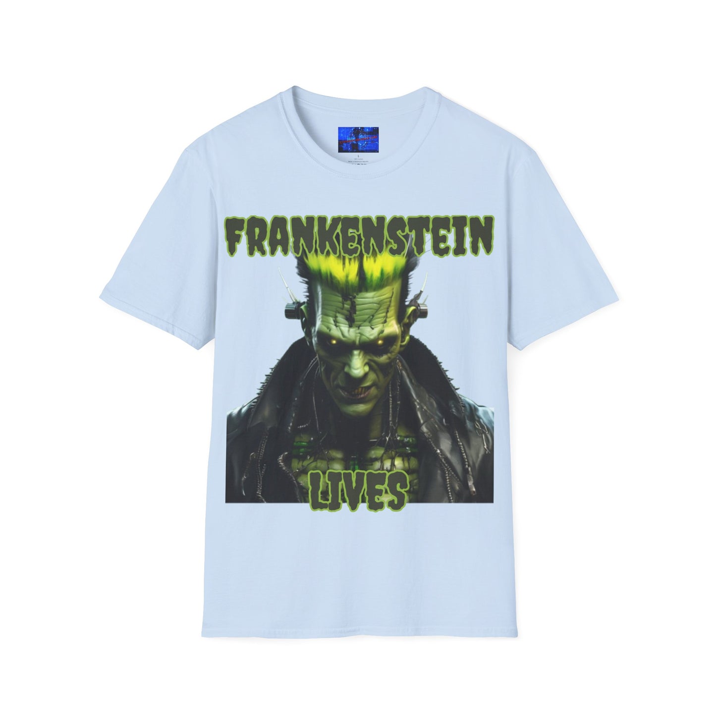 Frankenstein Lives LTcolors Unisex T-Shirt by cypherpunkgear