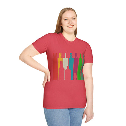 Whiskey spelled with an 'e' LTcolors Unisex T-Shirt by cypherpunkgear.com