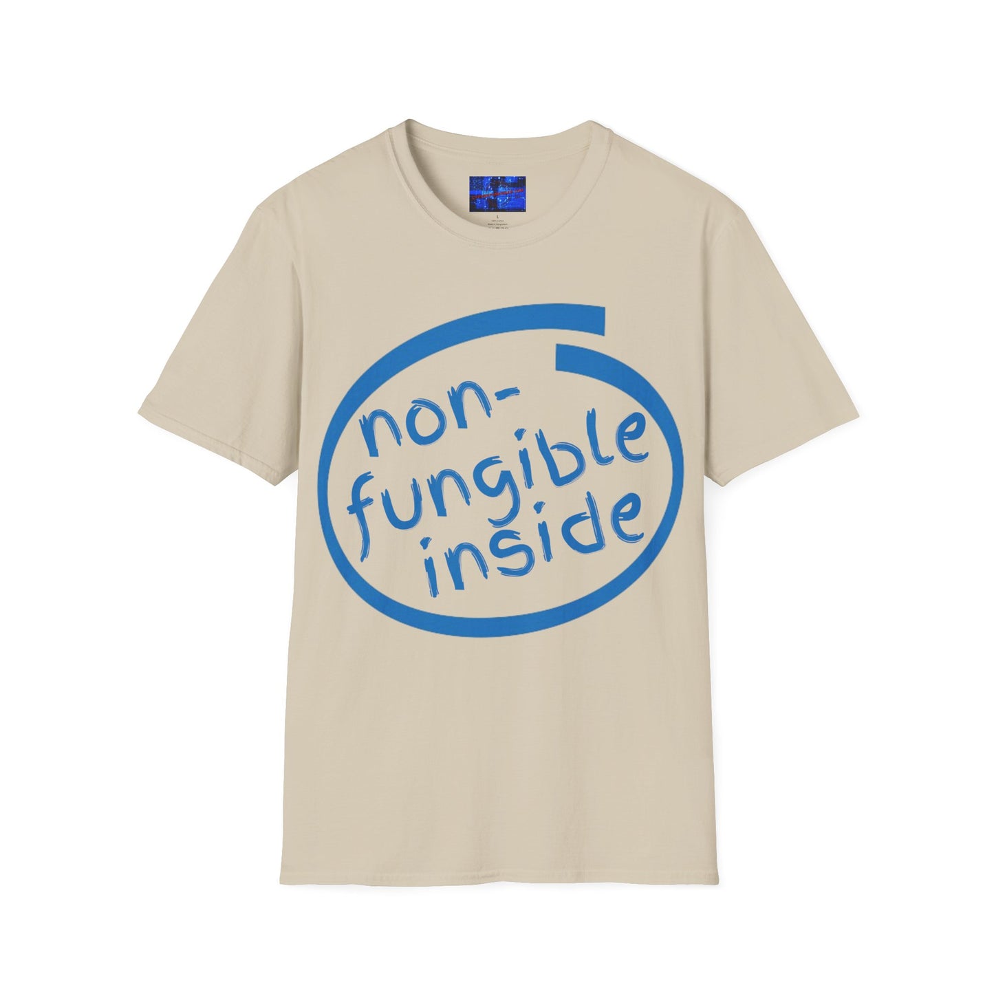 Non-Fungible Inside Light colors Unisex T-Shirt by cypherpunkgear.com
