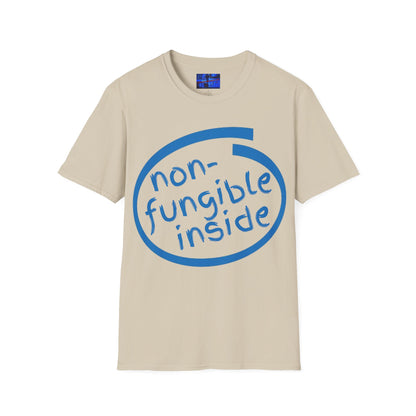 Non-Fungible Inside Light colors Unisex T-Shirt by cypherpunkgear.com