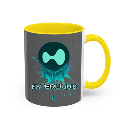 HYPE Drip Grey Accent Mug by cypherpunkgear.com