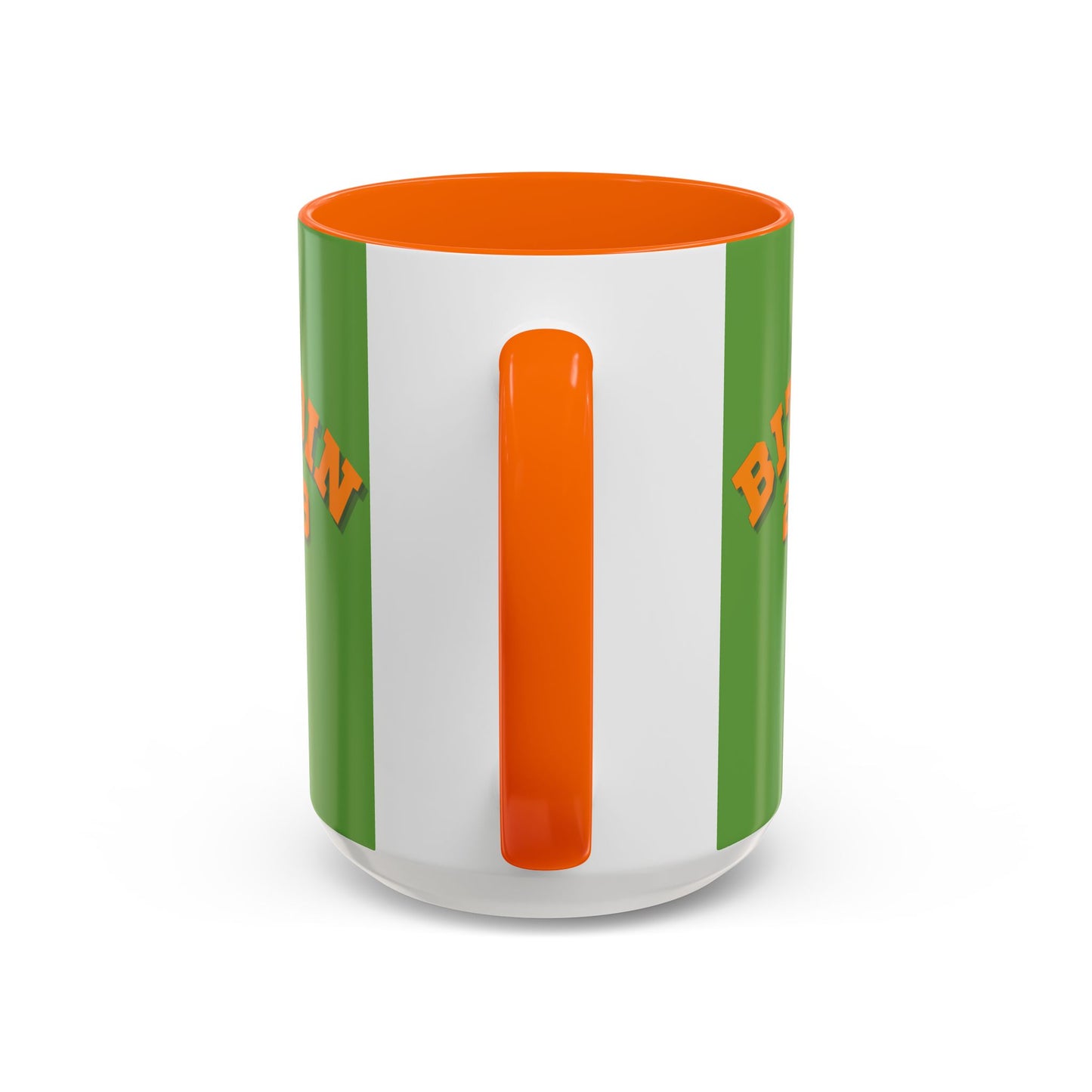 Bitcoin 2009 Green Accent Mug by cypherpunkgear.com
