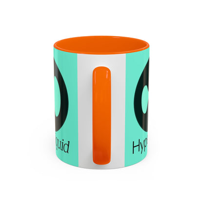 Hyperliquid Black font Light Hyperliquid Accent Mug by cypherpunkgear.com