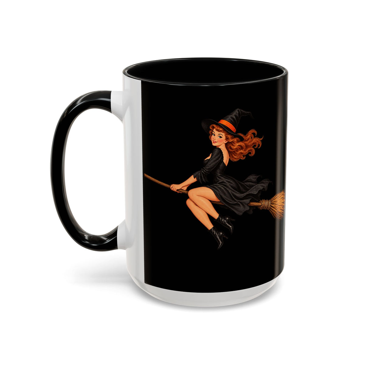 Hazel Hex Black Accent Mug by CreepyCrafts.boo