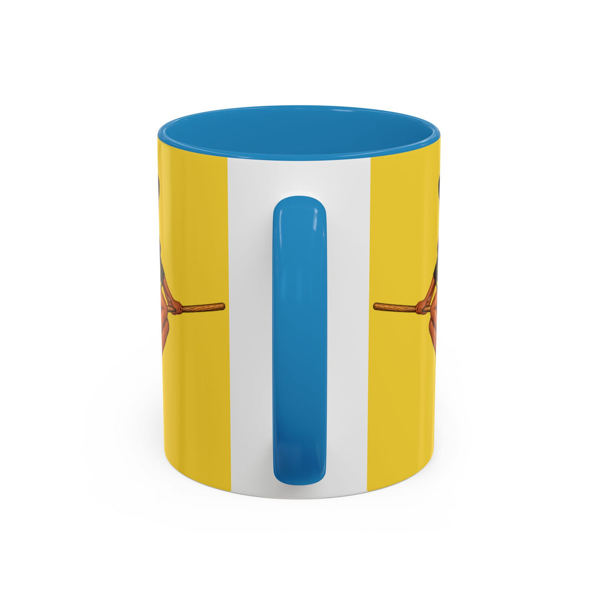 Velvet Vex Yellow Accent Mug by CreepyCrafts.boo