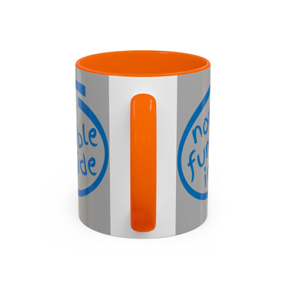 Non-Fungible Inside Grey Accent Mug by cypherpunkgear.com