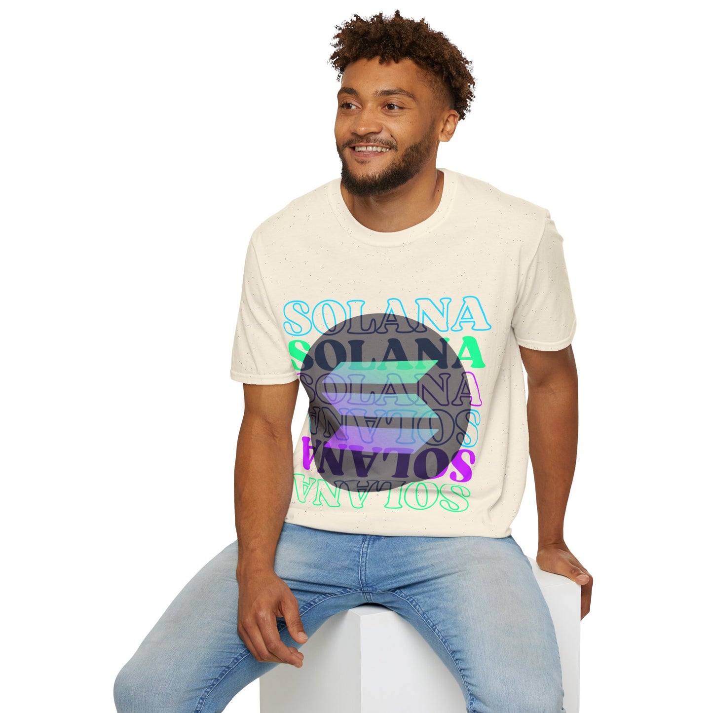 Solana Solana Solana (SOL) LTcolors Unisex T-Shirt by cypherpunkgear