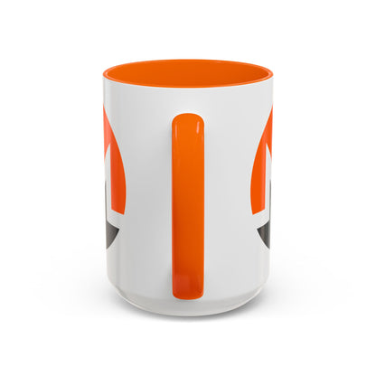 Monero (XMR) White Accent Mug by cypherpunkgear.com