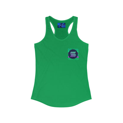 2-sided Solana Women's Racerback Tank Top by cypherpunkgear