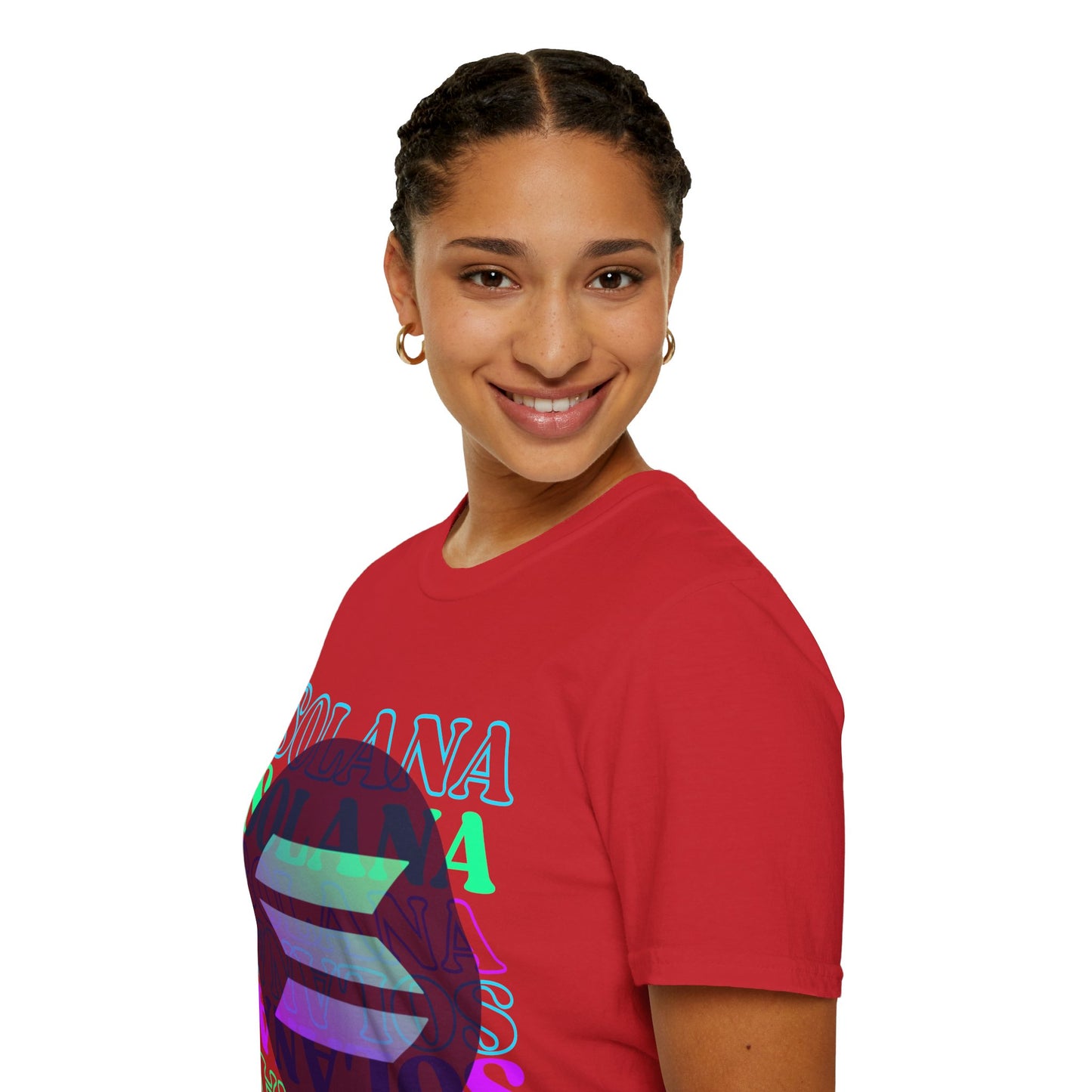 Solana Solana Solana (SOL) LTcolors Unisex T-Shirt by cypherpunkgear