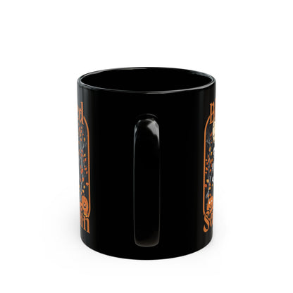 Spooktacular Skeletons of Samhain Black Mug by CreepyCrafts.boo