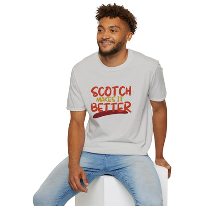 ¡Scotch lo mejora con cypherpunkgear! Camiseta unisex de estilo suave