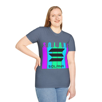 Solana (SOL) Freedom DKcolors Unisex T-Shirt by cypherpunkgear.com
