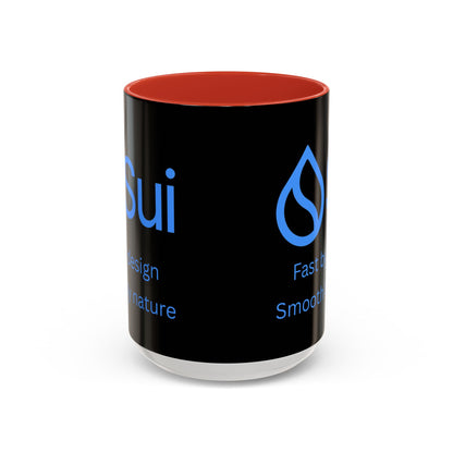 SUI Black Accent Mug by cypherpunkgear.com