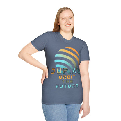 Jupiter (JUP) Orbit the Future Dark colors Unisex T-Shirt by cypherpunkgear.com