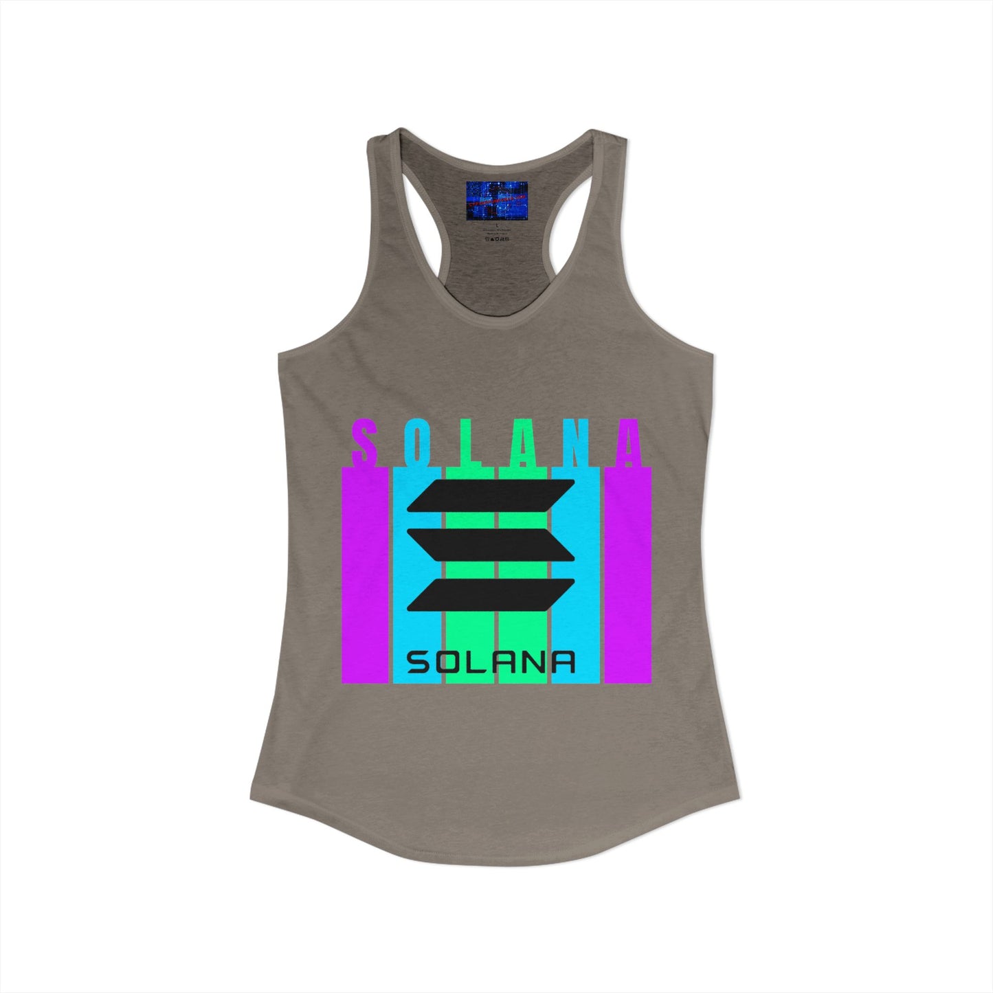 Solana (SOL) Freedom Women's Racerback Tank Top by cypherpunkgear.com