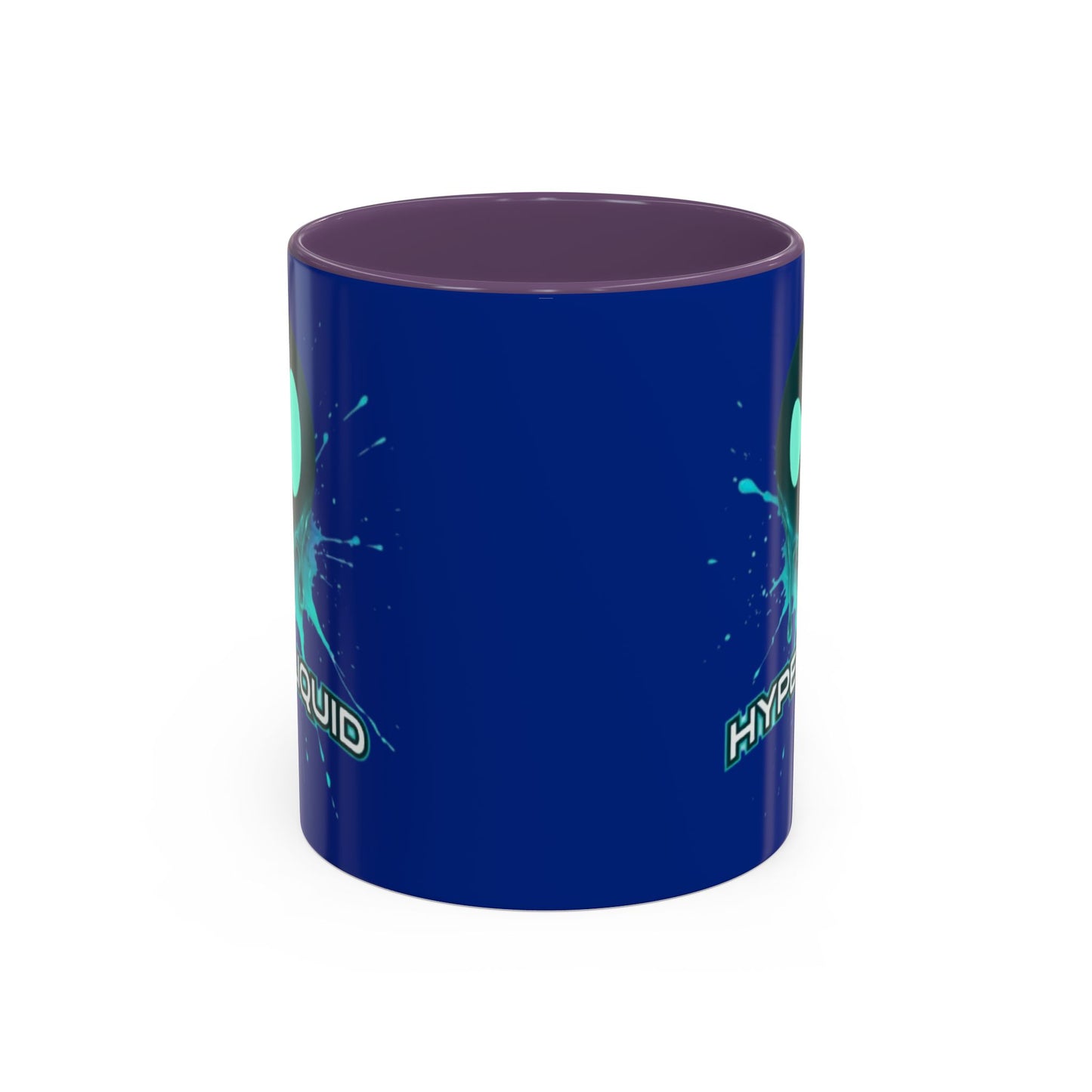 HYPE Drip Blue Accent Mug by cypherpunkgear.com