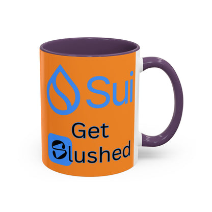 Sui: Get Slushed Orange Accent Mug by cypherpunkgear.com