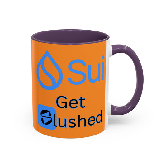Sui: Get Slushed Orange Accent Mug by cypherpunkgear.com