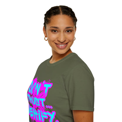 Don't Trust...Verify. Dark colors Unisex T-Shirt by cypherpunkgear.com