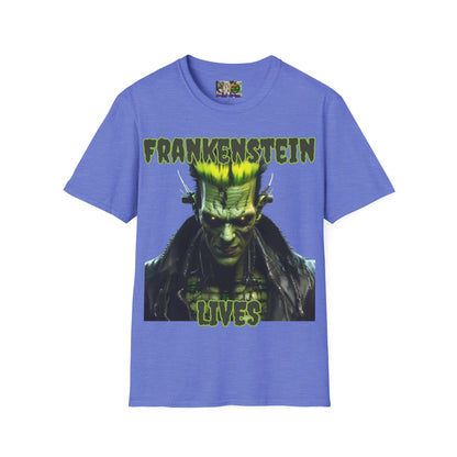 Frankenstein Lives Light colors Unisex T-Shirt by CreepyCrafts.boo
