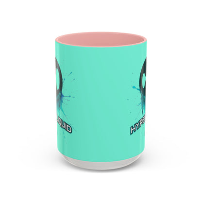 HYPE Drip Light Hyperliquid Accent Mug by cypherpunkgear.com