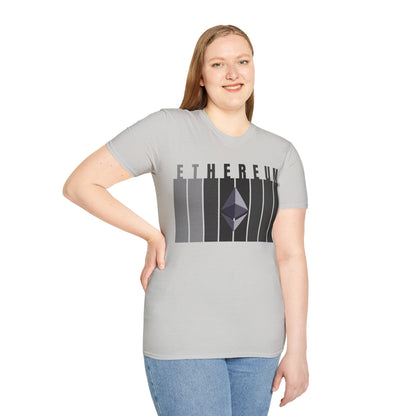 Ethereum (ETH) Light colors Unisex T-Shirt by cypherpunkgear.com