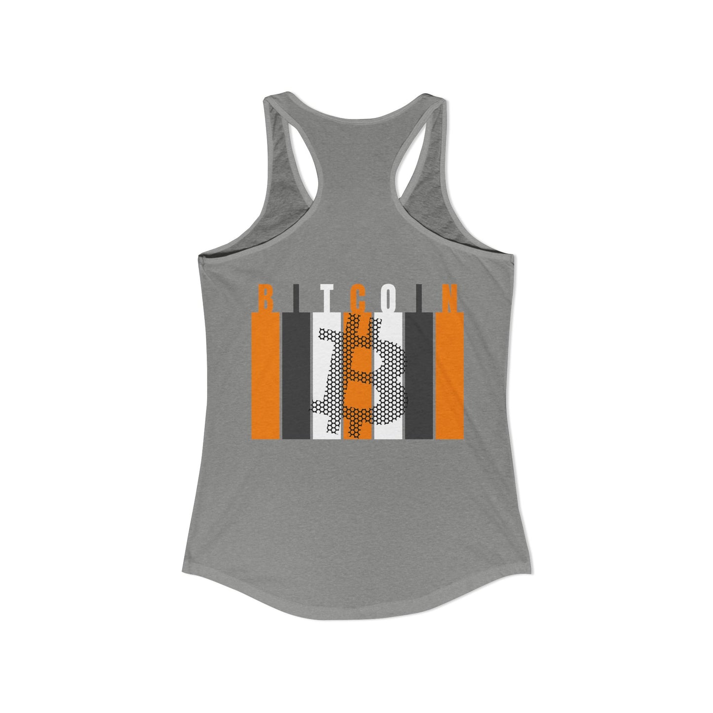 2-sided, Bitcoin (BTC) Decentralized Freedom Women's Racerback Tank Top by cypherpunkgear.com