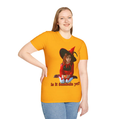 Is it Samhain yet? Light colors Unisex T-Shirt by CreepyCrafts.boo