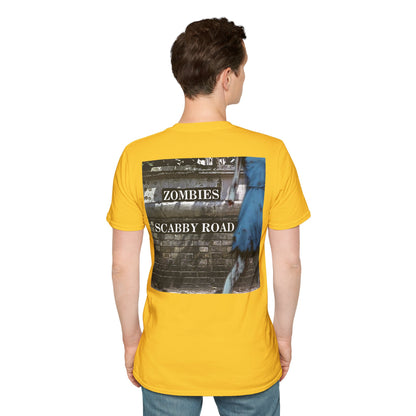 2-sided, Scabby Road Light colors Unisex T-Shirt by CreepyCrafts.boo