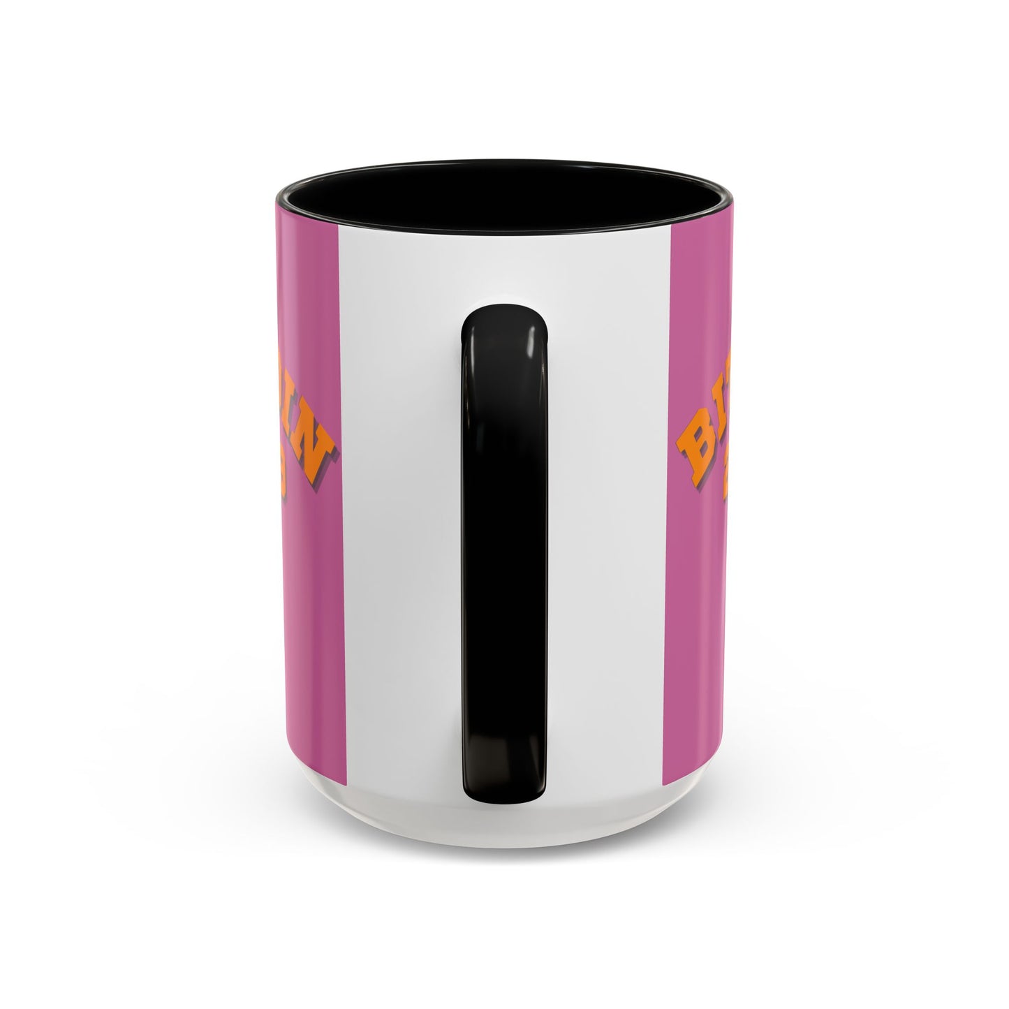 Bitcoin 2009 Pink Accent Mug by cypherpunkgear.com