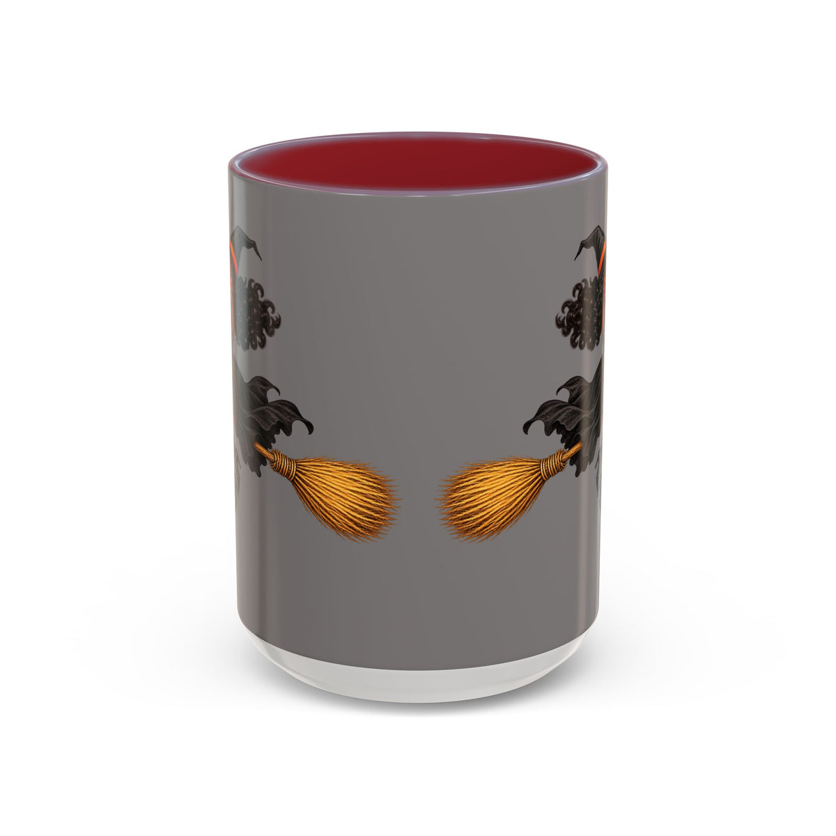 Velvet Vex Grey Accent Mug by CreepyCrafts.boo