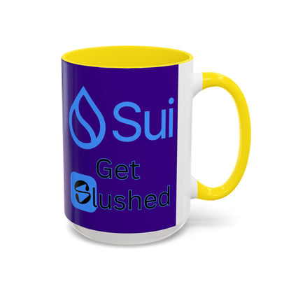Sui: Get Slushed Purple Accent Mug by cypherpunkgear.com