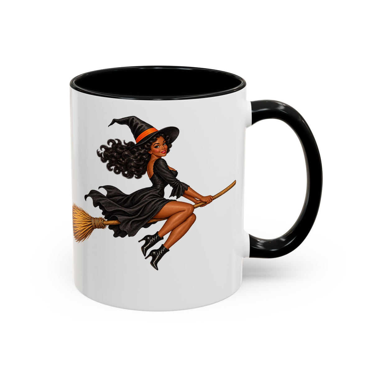 Velvet Vex White Accent Mug by CreepyCrafts.boo